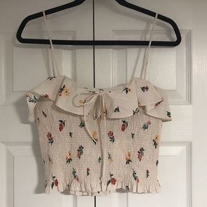 Zara Floral Crop Top